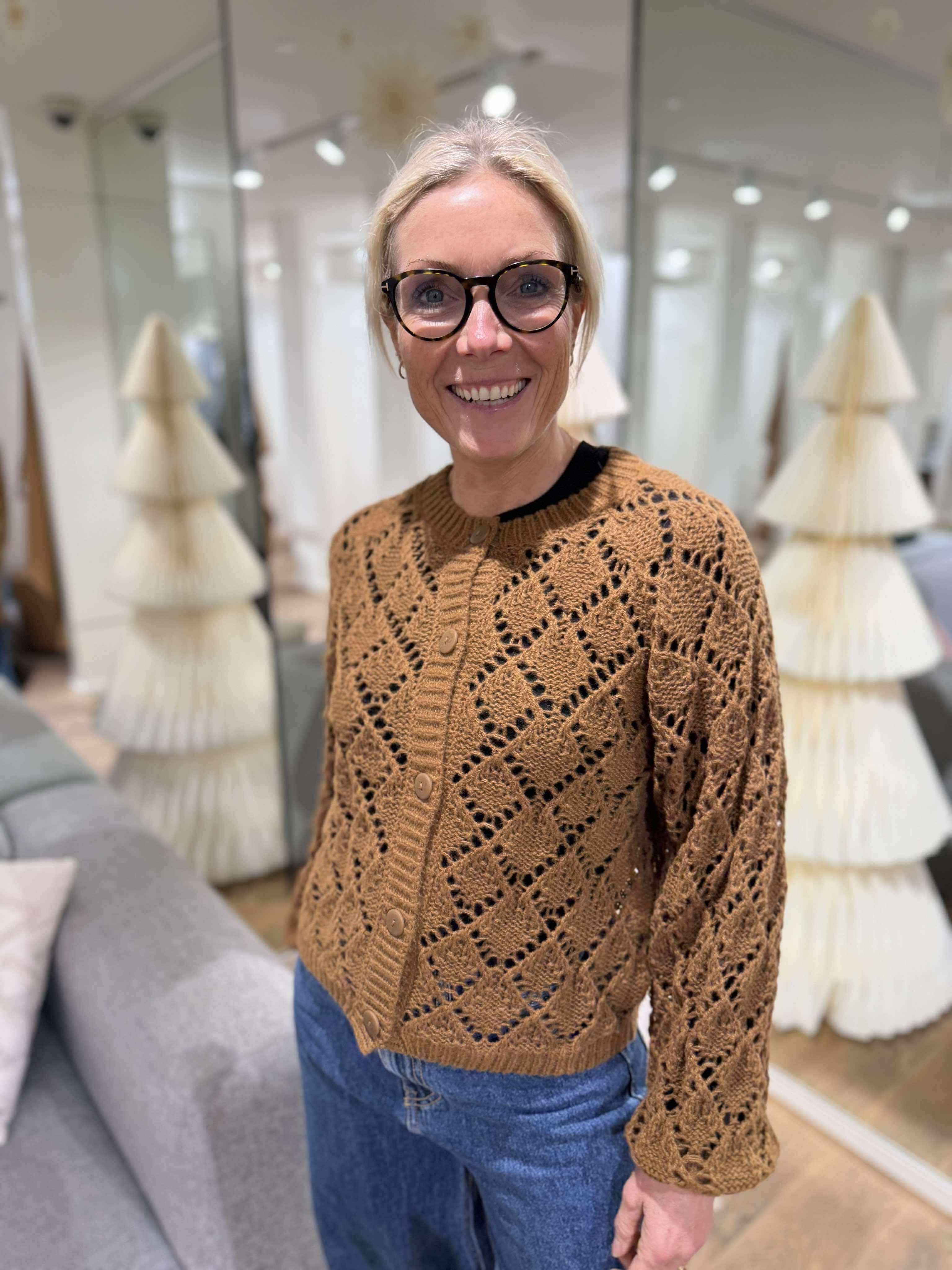 VMALICE Knit Cardigan - Toffee